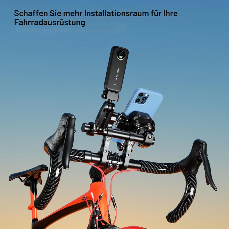 BRCOVAN Aluminium Alloy Handlebar Extension with 200 mm Long Cross