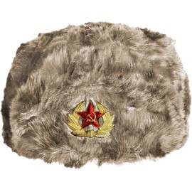 normani Russian Hat Chapka with Cockard Star
