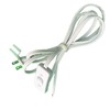 6 ft /1.9M White Lamp Cord with Switch,1 Pack 2