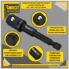 3 x SabreCut SCESAK1 Socket Adapters 1/4 inch HEX to