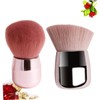 Minkissy 2sets Artificial Fiber Makeup Brush Blush Brush Portable Comfortable