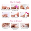 Almond Press on Nails Pink Chrome Fake Nails Glossy Pearl