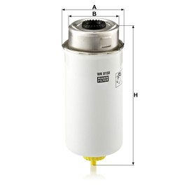 MANN-FILTER WK 8158 Fuel Filter - CARS + TRANSPORTERS
