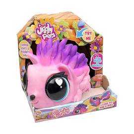 Jiggly Pets - My Spike Pet Pink, Spiky The Hedgehog, Interactive Hedgehog, Soft Rubber Mascot Singing Singing Running Running with Music Toys for Boys and Girls Age 4+ Famous