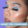 Ipetboom Glitter Blue Shimmer Eyeshadow Makeup Glitter for Eyes Pc