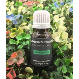 HAPPY SURROUNDINGS Marjoram Essential Oils ~ Pure Natural Aromatherapy Massage Oil - Therapeutic Grade - 100% Natural Incense - Pure essential oil (100ml)