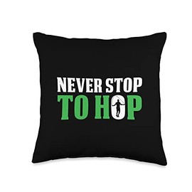 Rope Jumping For Skipping Rope Hopper Jump Rope Fitness HIIT Throw Pillow