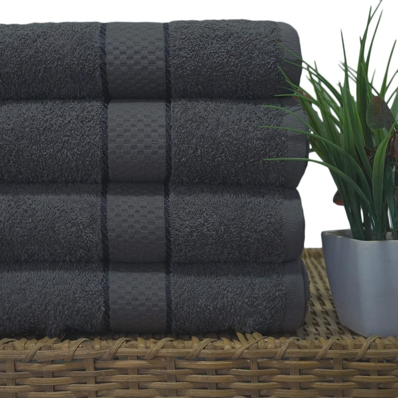 Casabella Pack of 2 Large Jumbo Bath Sheets 100% Egyptian