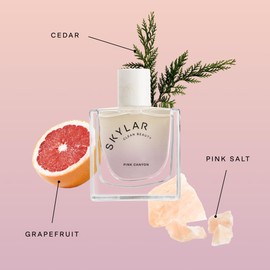 Skylar Pink Canyon Eau de Perfume - Hypoallergenic Perfume for Women & Men, Vegan & Safe for Sensitive Skin - Woody Citrus Perfume with Notes of Grapefruit, Pink Salt & Cedar - 1.70 Fl Oz (Pack of 1)