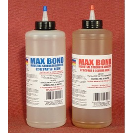 MAX MARINE GRADE Epoxy Resin System - 1/2 Gallon Kit - Wood Sealing, High Strength Fiberglassing Marine Applications, Composite Fabricating Resin