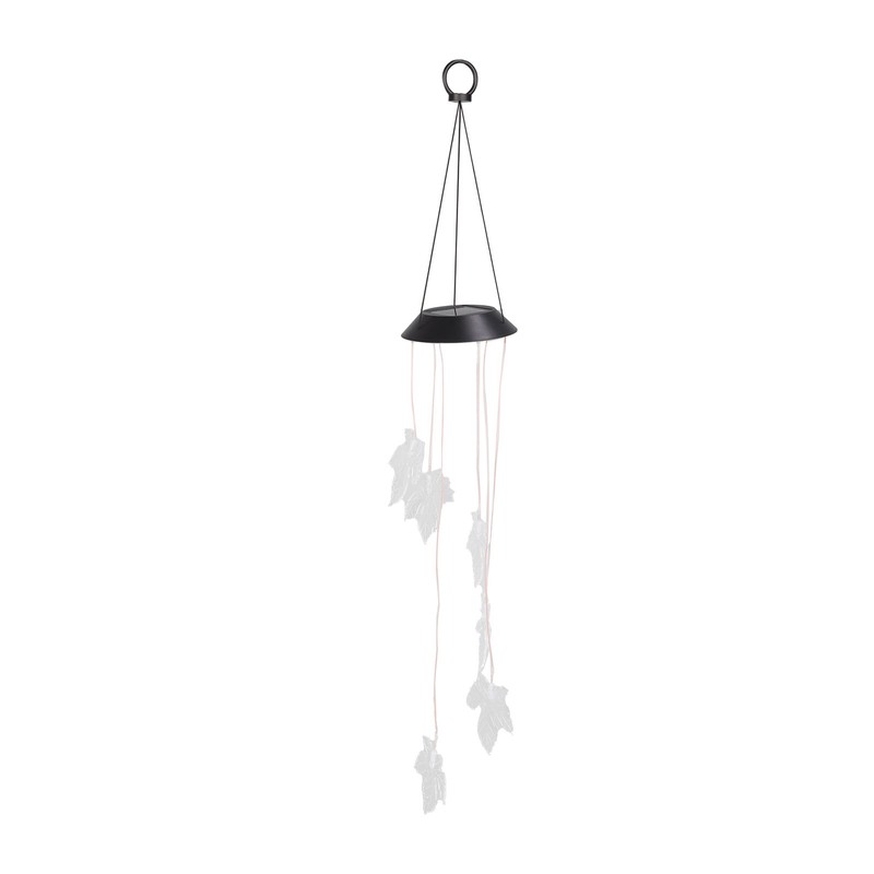 Solar Wind Chimes Maple Leaf LED Mobile Wind Chimes Lights
