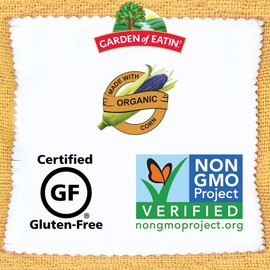 Garden of Eatin' Tortilla Chips, Blue Corn, No Salt Added, 1 lb bag (Pack of 12)