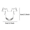 ZDYWY Elk Reindeer Sika Deer Head Shaped Cookie Cutters for