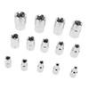 14Pcs E Star Socket Set Chrome Vanadium Steel Portable External
