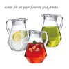 Amazing Abby - Sparkly - Acrylic Pitcher (68 oz), Clear