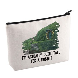 KUIYAI Fantasy Movie Merchandise Cosmetic Bag H Inspired Makeup Bag Rings Power Gift L Fans Gift For Fans (ForA Hobit Mup)