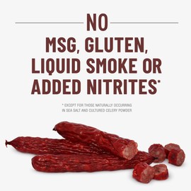 Duke's Pork Original Smoked Shorty Sausages, 7g Protein Per Serving, 2.5 oz. Snack Bags (Pack of 7)