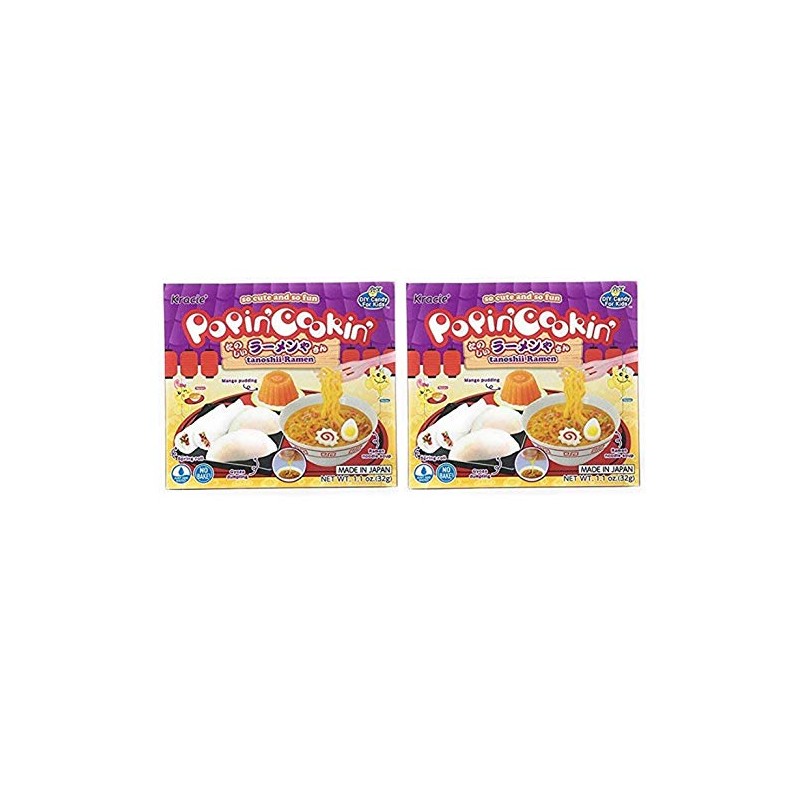 Kracie Popin Cookin Tanoshii Ramen DIY Candy (2 Pack, Total