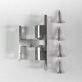 HKB® Door Catch Nickel-Plated Metal 1 Double Ball Catch Door Catch 11 x 60 mm