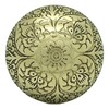 Brass Round Door Knob Four Heart Design 3.75 cm