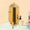 3.43Gallon Stainless Steel Hot Beverage Dispenser,Coffee Chafer Urn with Spigot&Fuel
