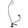 Myway 2-in-1 Video Streaming LED Ring Light, Smartphone Stand, USB
