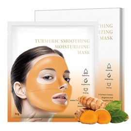 4PCS Turmeric Collagen Face Mask - Collagen Mask Overnight - Deep Moisturizing Face Mask