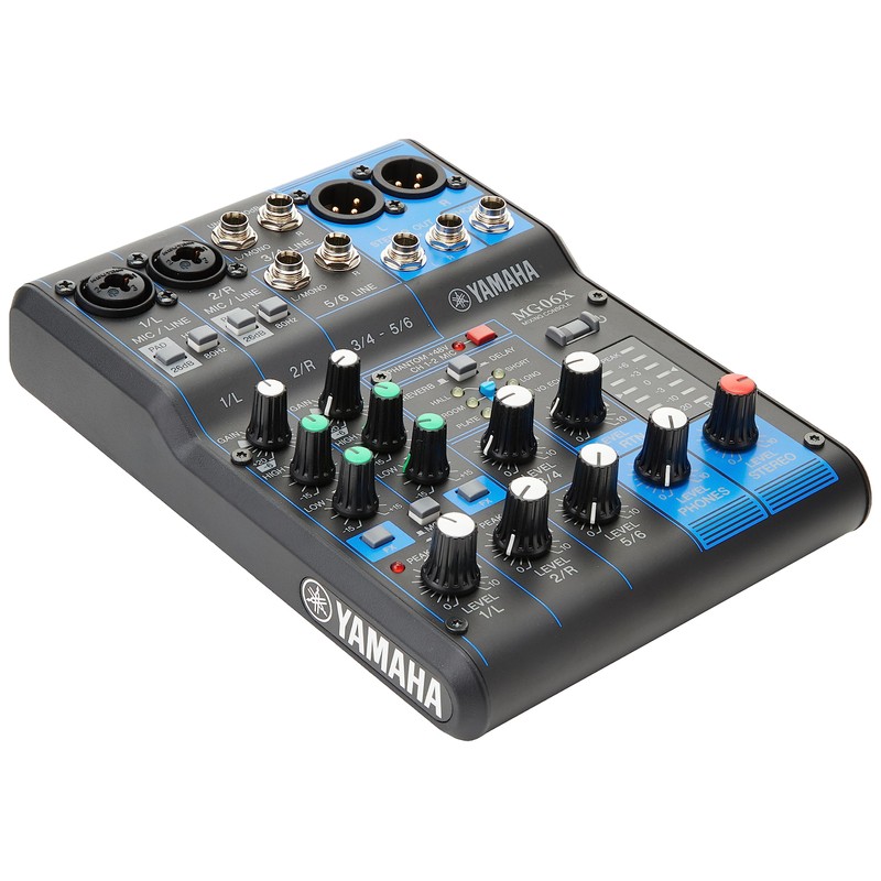 YAMAHA MG06X 6-Input Compact Stereo Mixer with Effects