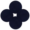fanquare Round Table Mats Set of 4 Not Easily Stained