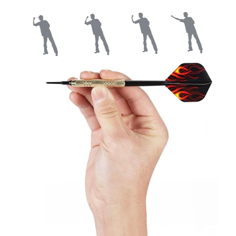 ACONDE Darts with Plastic Tip, Dart Darts Set with 24