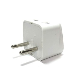 Seven Star Universal Travel Plug Adapter with 2 Inputs for Europe Asia Germany, France, Finland, Greece - 2 Round Pins - Type C- Multipack (2 Pack)
