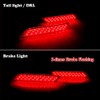 for 2013 2014 2015 Honda Civic Sedan Rear Bumper Reflector