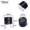 VISSQH Electronic Buzzer, DC 5 V Active Piezo Buzzer Alarm