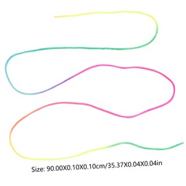 Baluue 30pcs Hair Braiding Strings Colorful Hair Rope for Stylish Braids Boys and Girls Hairstyles for Parties Easy to Use Vibrant Gradient Design