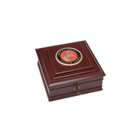 Allied Frame US Marine Corps Medallion Desktop Box