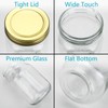 Encheng 12 oz Glass Jars With Lids,Ball Wide Mouth Mason