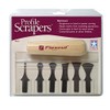 FLEXCUT Wood Carving Tools Set of 6 Interchangeable Scraper Bits