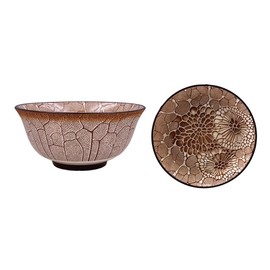 Set of 2 Medium Fiora Bowls, Brown