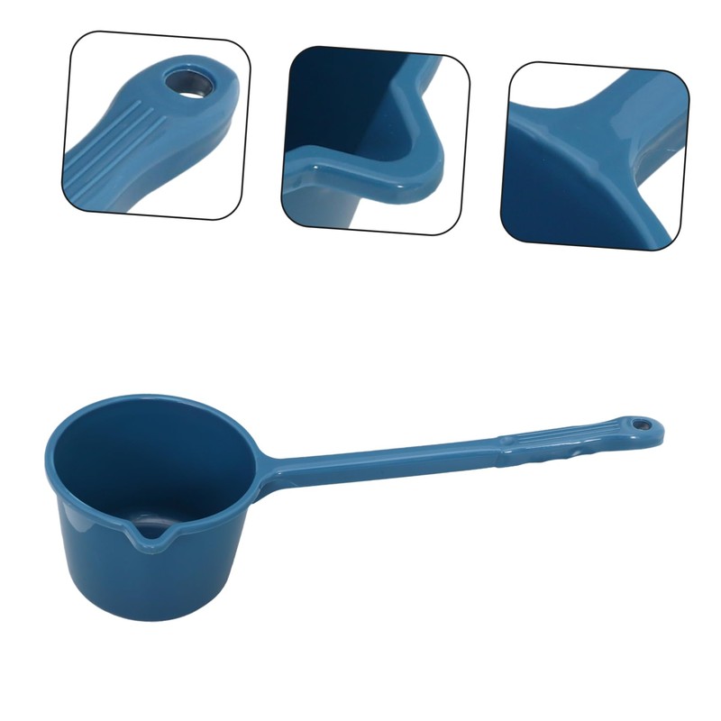 HAKIDZEL Long Handle Water Scoop Heavy Duty Plastic Ladle for