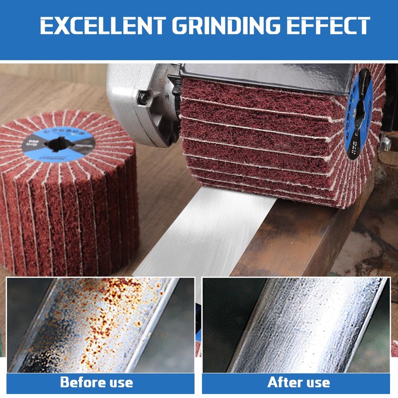 MOGRQAP Sanding Roller Brush Grit 60 Sanding Sleeves, Sanding Roll