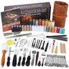 BUTUZE Leather Kit, Leather Tooling Kit for Beginners, Leathercraft Tools