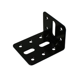 MYST 6046 Mounting Hardware (Cationic Electrodeposition), Black, Width 2.2 x Length 1.7 x 2.4 x Thickness 0.1 inches (55 x 42 x 62 x 2 mm) for DIY