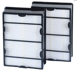 True HEPA Air Filter Replacement for Holmes HRC1 HAPF600 HAPF600DM-U2 Air Purifier Filter Attachment Part for Bionaire Air Filter Accessory 2 Pack