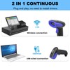 LENVII CW500 Wireless 2D Barcode Scanner Handheld QR Code Scanner