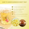 FullChea - Burdock Root Tea Bags, 40 Teabags, 2.5g/bag -