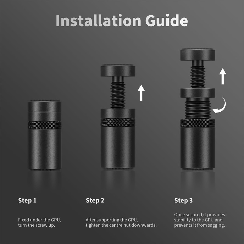 upHere gaming GPU Support Bracket, Adjustable Height Graphics Card Support