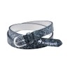 Cox Sportif LG5SBL02L Women's Belt, Reversible Mondrian Pattern, Synthetic Leather,