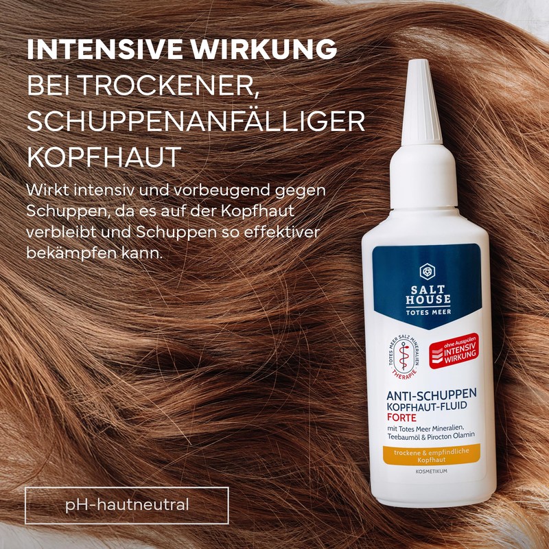 Salthouse Dead Sea Therapy Anti-Dandruff Scalp Fluid Forte, Leave-On Care