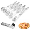 5 Wheel Dough Cutter, Expandable Pizza Slicer, 5 Wheel Stainless