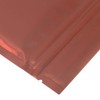 Flat Resealable Mylar Zipper Seal Lock Matte Brown with Translucent